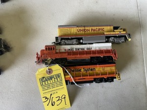 HO TRAINS - 3 ENGINES - SEE PICTURES FOR SPECIFIC DETAILS