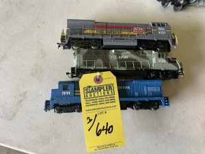 HO TRAINS - 3 ENGINES - SEE PICTURES FOR SPECIFIC DETAILS