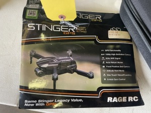 STINGER FPV DRONE WITH GPS & HD CAMERA (LIKE NEW CONDITION)