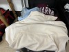 PIECES ASSORTED CLOTHING - HOODIES, SWEATSHIRTS, JEANS, SHORTS, ETC (NO BIN) (PRE-WORN) ***LOCATED IN DAVIE, FL***