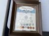 FRAMED COINS - LINCOLN MEMORIAL COINAGE - PENNIES - 12''x10'' (GOOD CONDITION) / WARTIME COINAGE - NICKLES & PENNIES - 12''x10'' (GOOD CONDITION) - 2