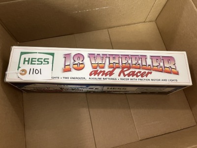 HESS 18-WHEELER WITH RACE CAR - 1992 (NEW IN BOX) ***LOCATED IN DAVIE, FL***