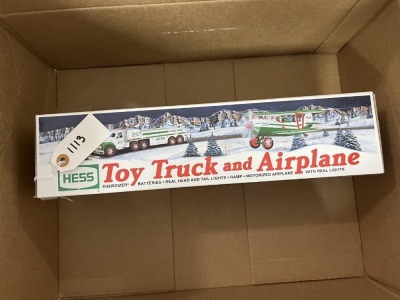 HESS OTY TRUCK WITH AIRPLANE - 2002 (NEW IN BOX) ***LOCATED IN DAVIE, FL***