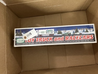 HESS TOY TRUCK WITH RACE CARS - 2003 (NEW IN BOX) ***LOCATED IN DAVIE, FL***