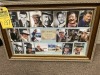 VINTAGE JOHN WAYNE COLLECTIBLE TRADING CARDS IN FRAME - 19 TOTAL CARDS ***LOCATED IN DAVIE, FL***