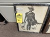 JOHN WAYNE FRAMED WESTERN PICTURES - BLACK & WHITE ***LOCATED IN DAVIE, FL*** - 2