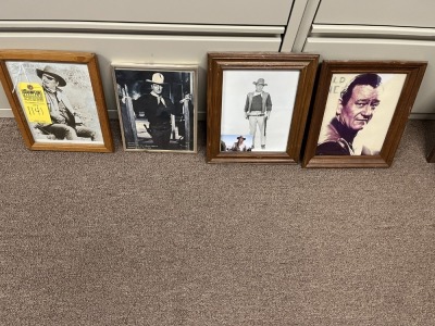 JOHN WAYNE FRAMED PHOTOS - BLACK & WHITE ***LOCATED IN DAVIE, FL***