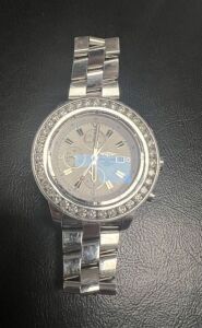 BREITLING GENTS 1884 TIMEPIECE CHRONOGRAPHE - 300M / DIAMOND BEZEL / 38 DIAMONDS (3.5+/- TW / SI2 / COLOR H-J) / STAINLESS STEEL BRACELET - A13370 ***LOCATED IN DAVIE, FL***