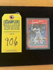 DONRUSS 1990 CARD #489 - SAMMY SOSA  ***LOCATED IN DAVIE, FL***