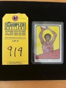 TOPPS 1971-72 CARD #195 - JULIUS ERVING ***LOCATED IN DAVIE, FL***