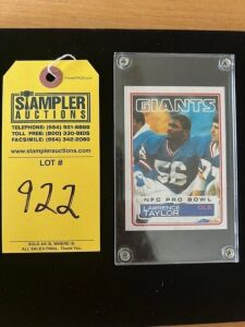 TOPPS 1983 CARD #133 - LAWRENCE TAYLOR ***LOCATED IN DAVIE, FL***