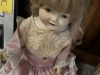 ANTIQUE PORCELAIN DOLL WITH EYES THAT OPEN & CLOSE - APPROXIMATELY 28'' TALL - 2