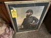 FRAMED CONFEDERATE OFFICER PICTURE - APPROXIMATELY 26''x20''