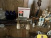 ASSORTED PIECES - THIMBLES, PORCELAIN FIGURES, BINOCULARS, ANTIQUE EYE GLASSES, PERFUME BOTTLES, ETC - 2