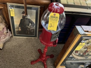 GUMBALL MACHINE WITH STAND - 40'' HIGH