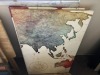 MAPS - WATER COLOR ON CANVAS - 30''x19'' - 2