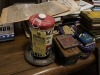 ASSORTED TOBACCO TINS, BLACK CATS, BUGLER, JOES, VELVET, ETC