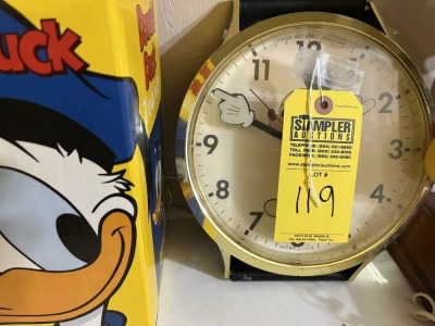 GIANT MICKEY MOUSE WATCH CLOCK