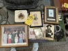 ASSORTED PIECES - 6- PICTURES - LINCOLN, JEFFERSON, DAVIS, CUSTER, JIMMY CARTER, ETC / 1- JFK ASHTRAY - 2