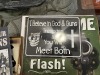 METAL SIGNS - DOES NOT PLAY WELL WITH LIBERALS, TURN IN YOUR WEAPONS, JOHNNY CASH, ETC - 3