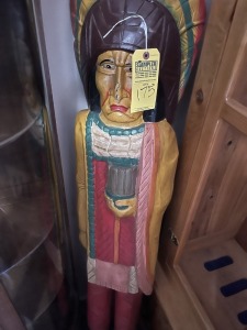 CIGAR STORE INDIAN - APPROXIMATELY 54'' TALL