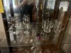 ASSORTED GLASSES & DECANTERS - 2