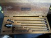 INSIDE MICROMETER SETS - STARRETT (MISSING 2 PIECES) / CENTRAL TOOLS (COMPLETE) - 2