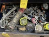 ASSORTED MEASURING TAPES, TORPEDO LEVELS, PROTRACTORS, ETC - 2