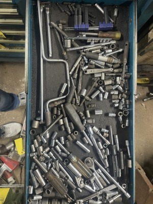 ASSORTED SOCKETS, EXTENSIONS, ETC