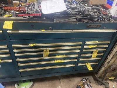 MATCO ROLLING TOOL CABINET WITH 18 DRAWERS