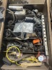 CABINET WITH 3 DRAWERS & CONTENTS - ALTERNATORS, OLDER MODEL FORD PARTS, ETC