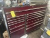 ROLLING CABINET WITH 14 DRAWERS & CONTENTS - VALVE PARTS, VALVES, SPRINGS, SEALS, ETC