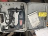 ASSORTED 1/2'' HAMMER DRILL - RYOBI D552H - 2-SPEED / REVERSIBLE (GOOD CONDITION) / HITACHI D136F DRILL WITH CASE (POOR CONDITION) - 4