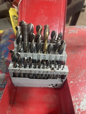 SNAP-ON 28-PIECE DRILL BIT SET (MISSING 1)