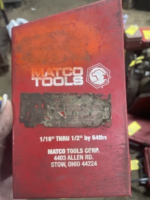 MATCO 29-PIECE DRILL INDEX - 1/16''-1/2'' (COMPLETE)