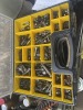 PLASTIC CASES WITH O-RING ALLEN HEAD STUDS, SNAP RINGS, ETC - 3