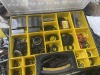 PLASTIC CASES WITH O-RING ALLEN HEAD STUDS, SNAP RINGS, ETC - 6