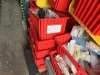 BINS ASSORTED MOTORCYCLE PARTS (NEW) - 12