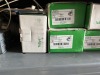 BINS & BOXES - ASSORTED RESISTORS, PISTONS, ETC - 3