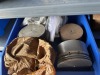 BINS & BOXES - ASSORTED PISTONS, SLEEVES, VALVES, ETC - 6