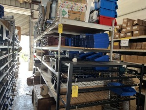 SECTIONS SHELVING - 4- SINGLE UPRIGHTS (6') / 4- DOUBLE UPRIGHTS (6') / 24- 6' BEAMS