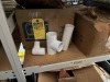 BOXES ASSORTED PVC PARTS, PIPE, 90o PVC, ETC - 2