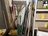 ASSORTED GARDEN TOOLS - POST HOLD DIGGERS, SHOVELS, RAKES, ETC - 2