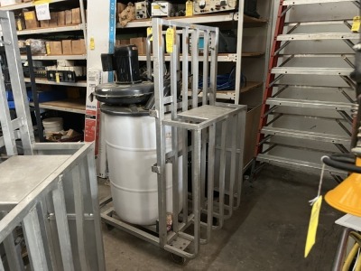 ALUMINUM ROLLING CART