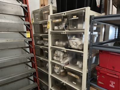 ASSORTED PVC, COUPLERS, 90s, ETC (24 DRAWERS)