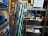 ASSORTED LOUISVILLE FIBERGLASS LADDERS - 4' WITH PLATFORM / 6'