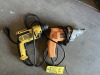 ASSORTED PIECES - DEWALT DWD112 CORDED 3/8 VSR DRILL / CHICAGO CORDED 14GA SWIVEL HEAD SHEAR