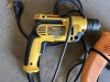 ASSORTED PIECES - DEWALT DWD112 CORDED 3/8 VSR DRILL / CHICAGO CORDED 14GA SWIVEL HEAD SHEAR - 2