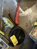 ASSORTED TOOLS - 4- LEVELS / 1- RYOBI P260 1/2'' IMPACT WRENCH (NO BATTERY) / 1- CRAFTSMAN 25' WORKLIGHT ON REEL - 3