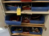 LOTS TAPS FOR MILLING MACHINE, POWER SHOTS, SOLDERING IRONS, ETC (3 BOTTOM SHELVES) - 2